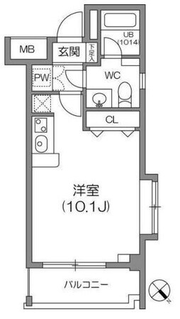 ルクレ森下レジデンスの物件間取画像